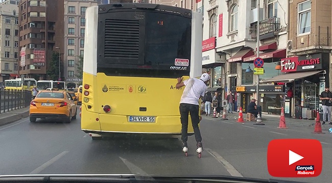 Patenli gencin tehlikeli yolculuğu kamerada