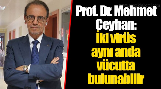 Prof. Dr. Mehmet Ceyhan: İki virüs aynı anda vücutta bulunabilir