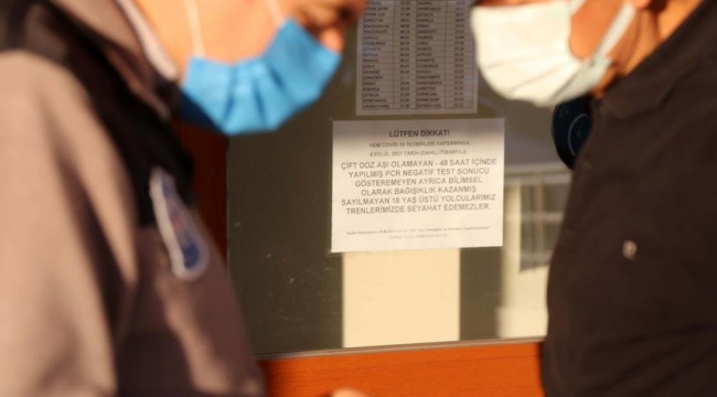 Şehirlerarası toplu taşımada 'PCR testi zorunluluğu' başladı