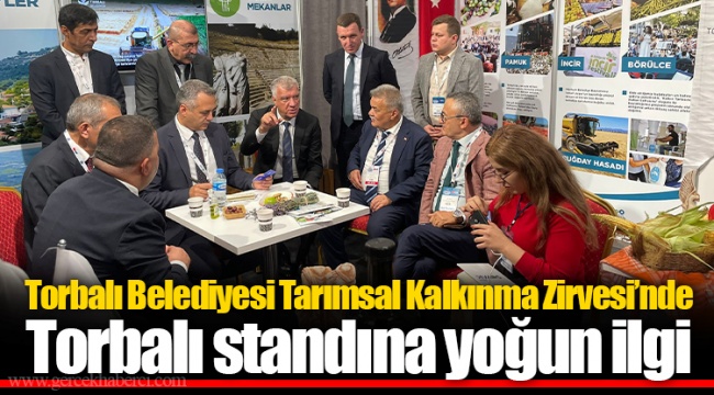 Torbalı standına yoğun ilgi