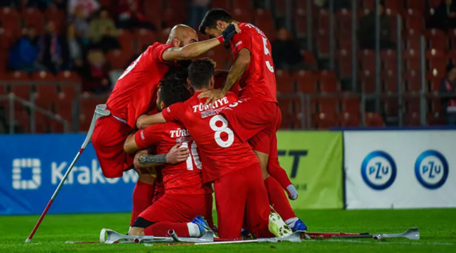 Türkiye Milli Ampute Futbol Takımı Avrupa şampiyonu oldu