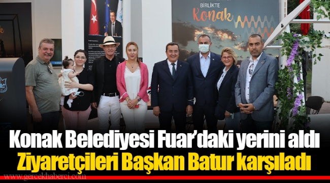 Ziyaretçileri Başkan Batur karşıladı  