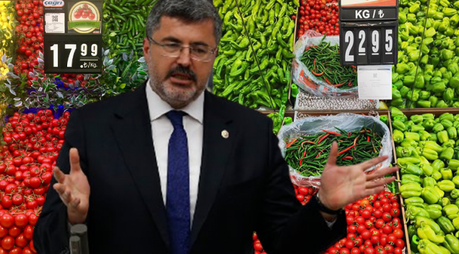 AK Partili Özkaya fahiş fiyatları eleştirenlere böyle yanıt verdi: Nasıl ki 146 bin liradan 5 milyon liraya otomobil varsa, 5 liradan 20 liraya kadar domates de var