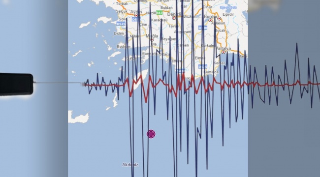 Akdeniz'de Kaş açıklarında 6 büyüklüğünde deprem