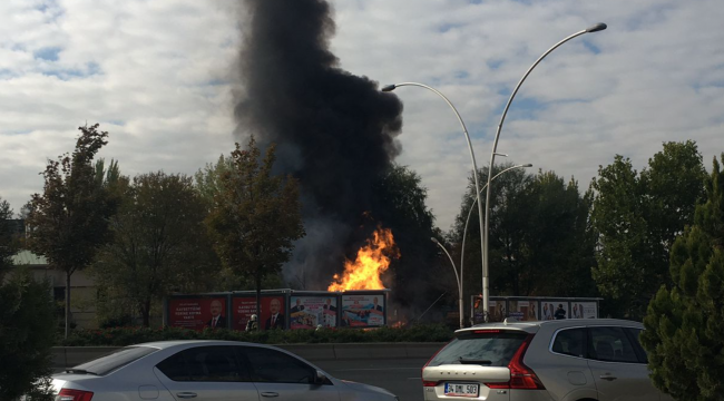 Ankara MTA Kampüsü yakınında doğalgaz patlaması