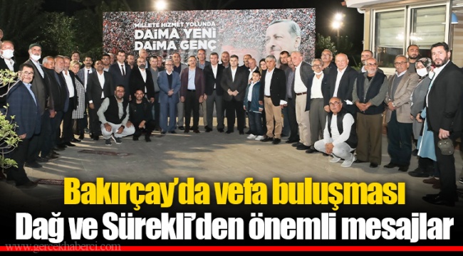 Bakırçay’da vefa buluşması
