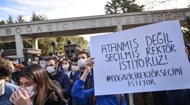 Boğaziçi Üniversitesi'nde gözaltılar!