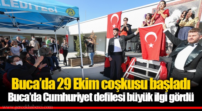 Buca’da 29 Ekim coşkusu başladı
