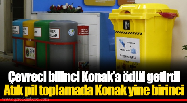 Çevreci bilinci Konak’a ödül getirdi