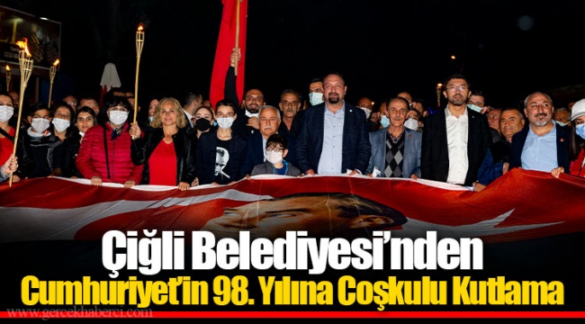 Çiğli Belediyesi’nden Cumhuriyet’in 98. Yılına Coşkulu Kutlama