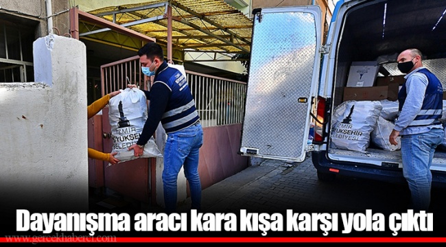 Dayanışma aracı kara kışa karşı yola çıktı