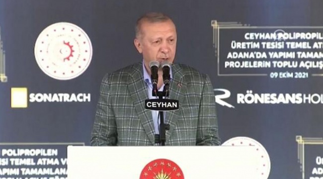 Erdoğan: İhracatımız her ay rekorlar kırarak artıyor, fabrikalarımız harıl harıl çalışıyor, istihdamda salgın öncesi dönemin dahi üstüne çıktık