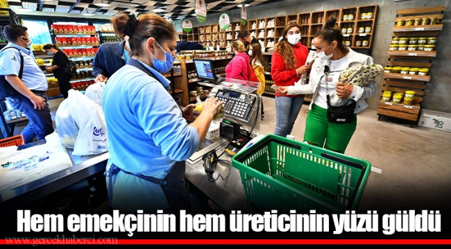 Hem emekçinin hem üreticinin yüzü güldü