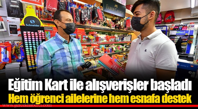 Hem öğrenci ailelerine hem esnafa destek