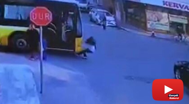 İETT eğitim aracı, küçük çocuğa çarptı