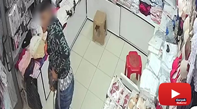 İşyerine giren hırsız önce kameralara ardından polise yakalandı