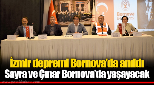 İzmir depremi Bornova’da anıldı