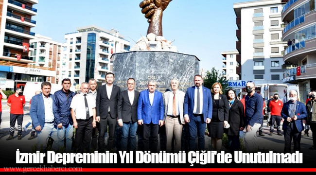 İzmir Depreminin Yıl Dönümü Çiğli'de Unutulmadı
