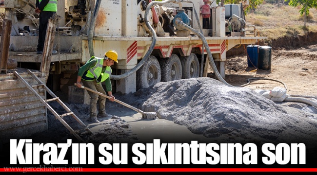 Kiraz’ın su sıkıntısına son