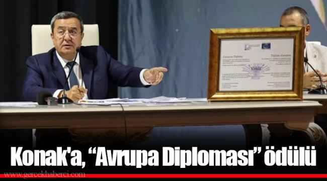 Konak'a, “Avrupa Diploması” ödülü