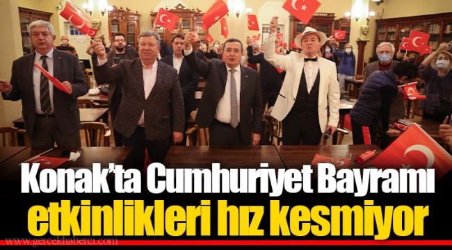 Konak’ta Cumhuriyet Bayramı etkinlikleri hız kesmiyor