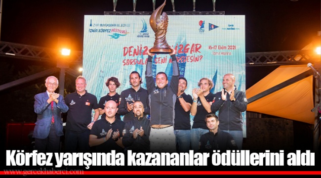 Körfez yarışında kazananlar ödüllerini aldı