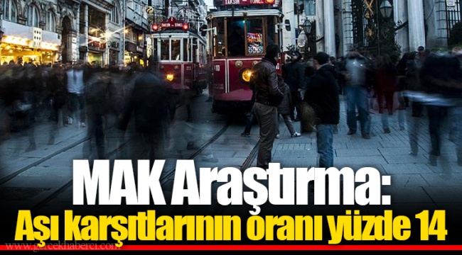 MAK Araştırma: Aşı karşıtlarının oranı yüzde 14