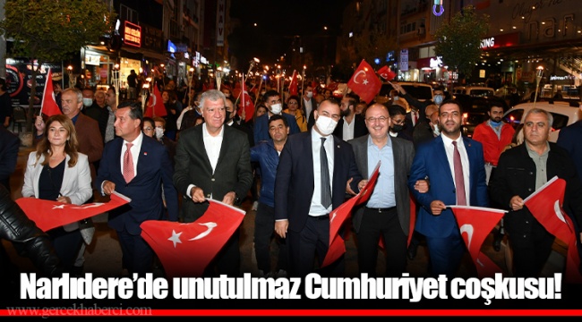 Narlıdere’de unutulmaz Cumhuriyet coşkusu!