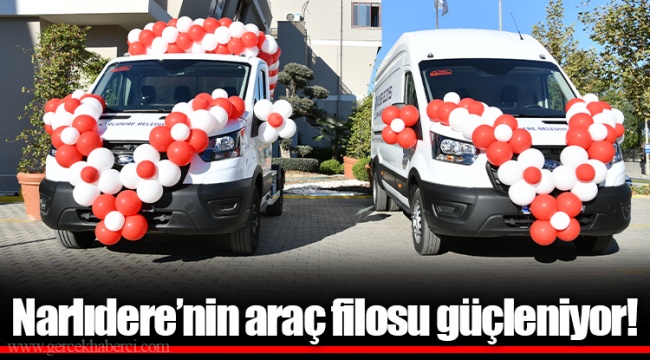 Narlıdere’nin araç filosu güçleniyor!