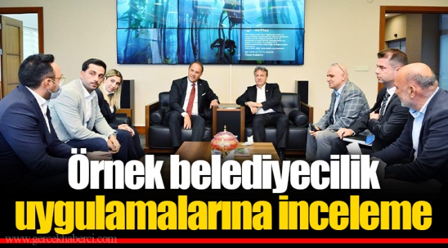 Örnek belediyecilik uygulamalarına inceleme