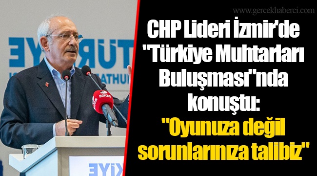 "Oyunuza değil sorunlarınıza talibiz"