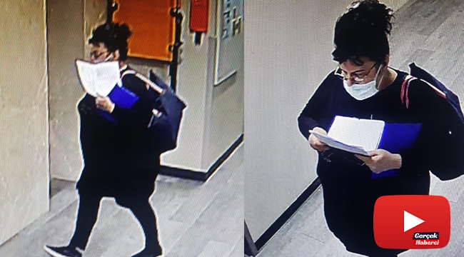 Özel bir hastaneyi mesken tutan yabancı uyruklu kadın hırsız, doktorun çantası çaldı