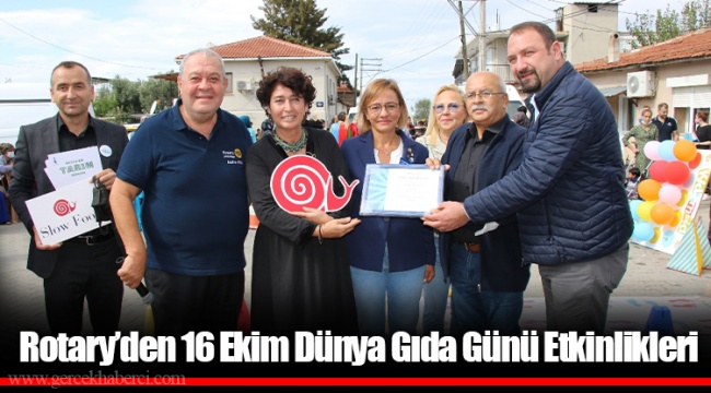 Rotary’den 16 Ekim Dünya Gıda Günü Etkinlikleri