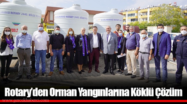 Rotary’den Orman Yangınlarına Köklü Çözüm