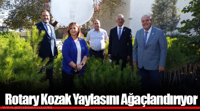 Rotary Kozak Yaylasını Ağaçlandırıyor