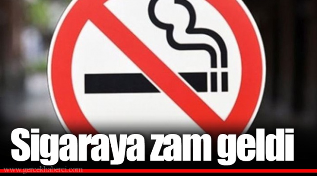 Sigaraya zam geldi
