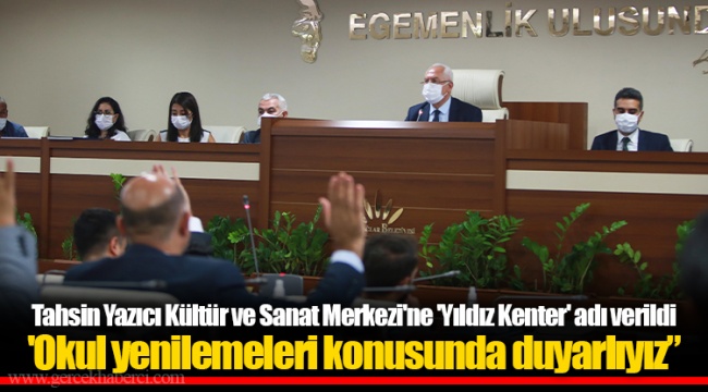 Tahsin Yazıcı Kültür ve Sanat Merkezi'ne 'Yıldız Kenter' adı verildi