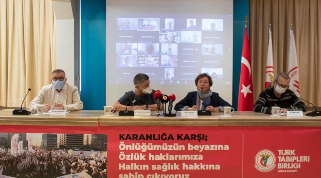 TTB ve tabip odalarından mücadele açıklaması: Karanlığa karşı önlüğümüzün beyazına sahip çıkıyoruz