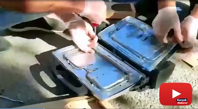 Uyuşturucuları tost makinesine gizlemişler