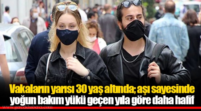 Vakaların yarısı 30 yaş altında; aşı sayesinde yoğun bakım yükü geçen yıla göre daha hafif