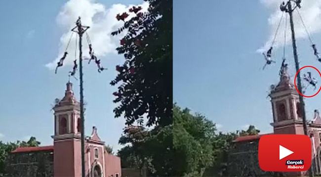 20 metre yükseklikten yere çakıldı