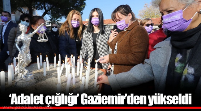 ‘Adalet çığlığı’ Gaziemir’den yükseldi