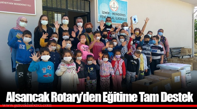 Alsancak Rotary’den Eğitime Tam Destek