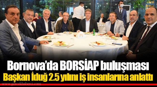 Başkan İduğ 2.5 yılını iş insanlarına anlattı