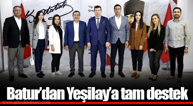 Batur’dan Yeşilay’a tam destek