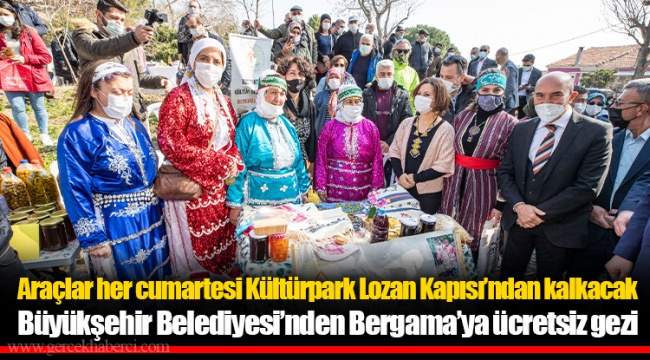 Büyükşehir Belediyesi’nden Bergama’ya ücretsiz gezi