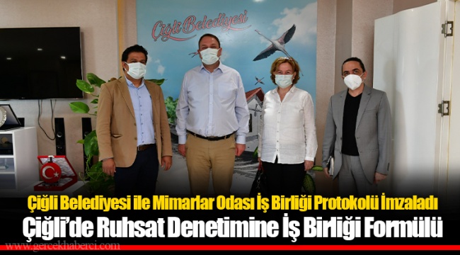 Çiğli Belediyesi ile Mimarlar Odası İş Birliği Protokolü İmzaladı