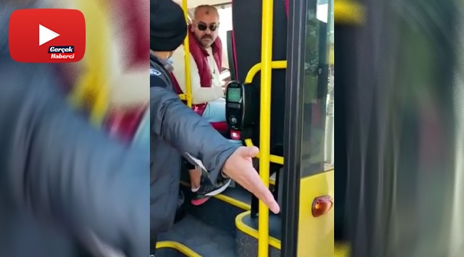 Engelli bir kişi özel halk otobüsüne alınmadı