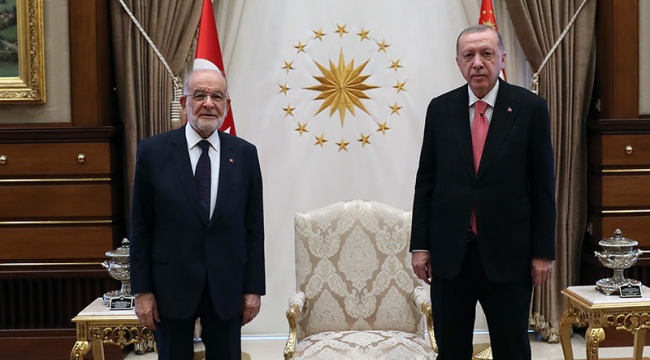 Erdoğan - Karamollaoğlu görüşmesi sona erdi; görüşme yaklaşık 2 saat 20 dakika sürdü