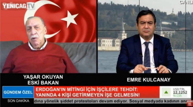 Eski Bakan Okuyan'dan Erdoğan Seçime Katılmayacak İddiası